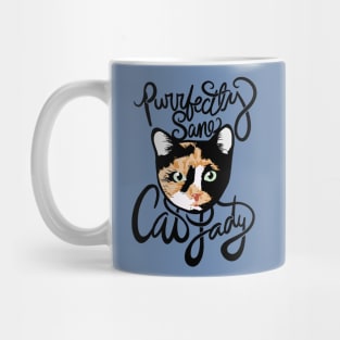 Purrfectly Sane Cat Lady Mug